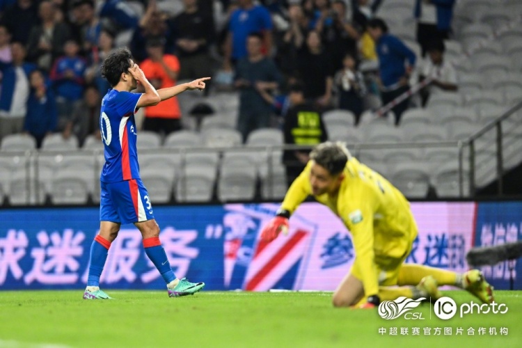上海申花主场7-1大胜云南玉昆