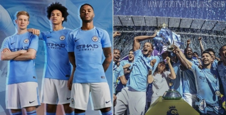 FootyHeadlines：曼城新赛季球衣将致敬2017-18的百分赛季